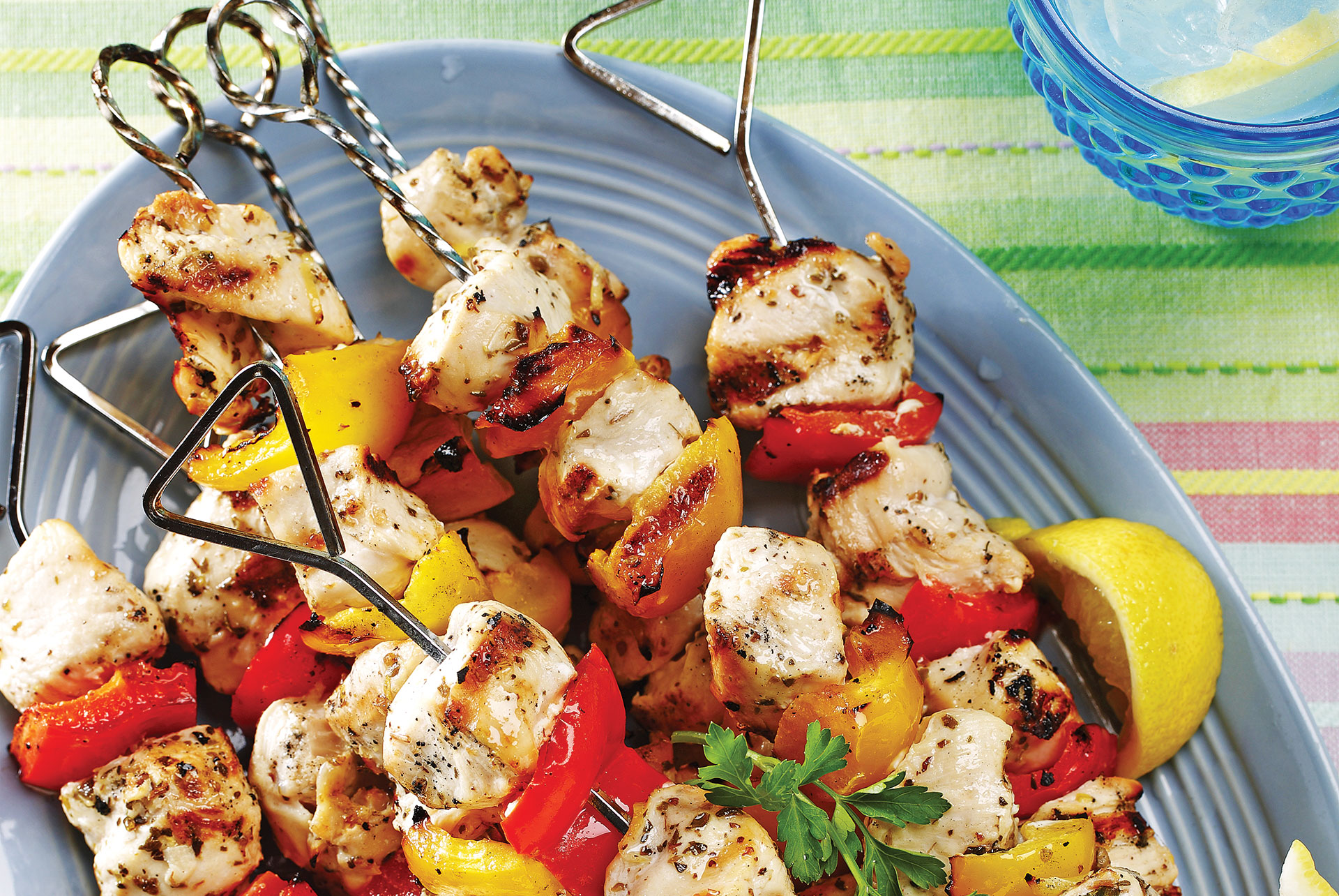 Mediterranean Chicken Kabobs recipe