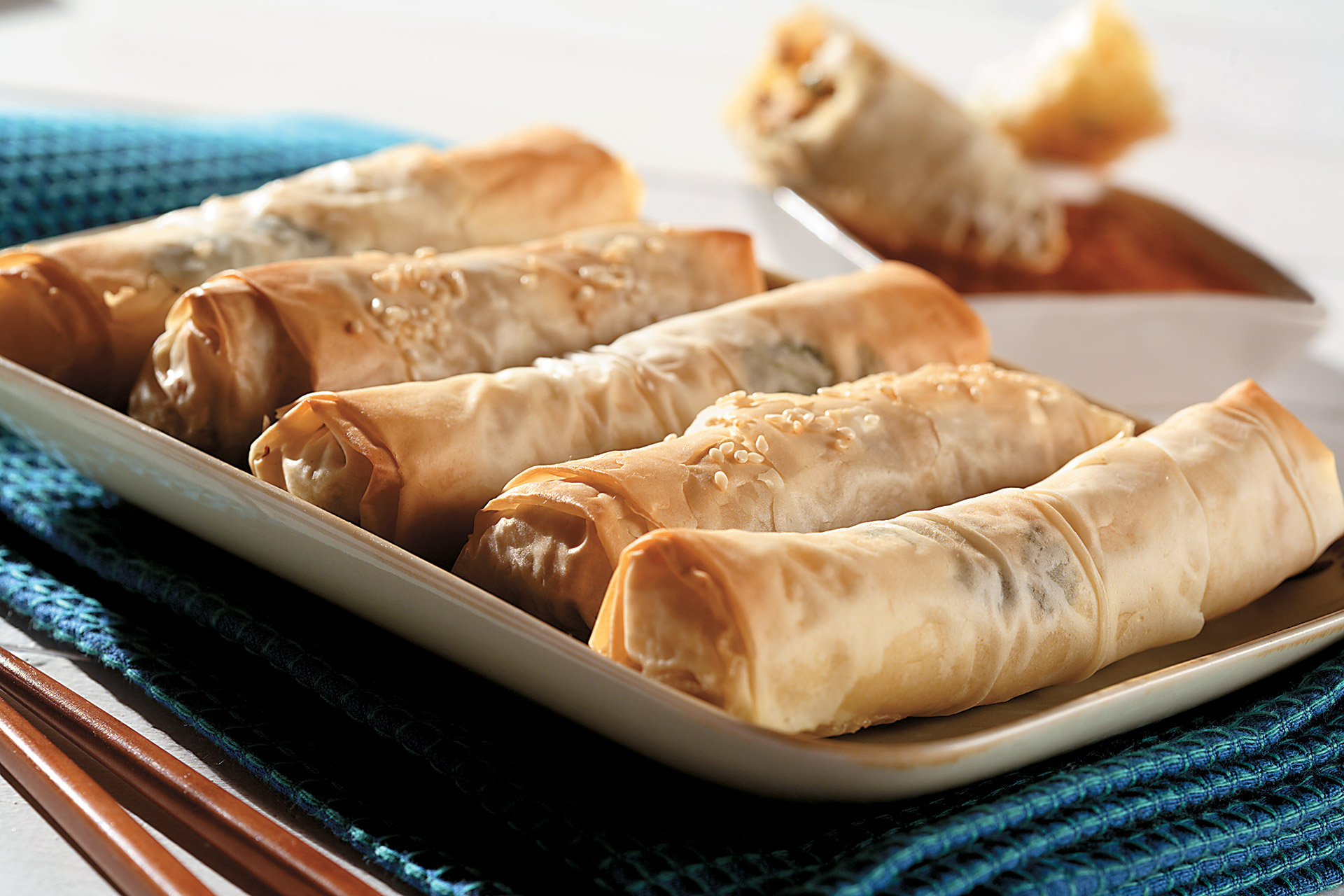 Phyllo Pastry Spring Rolls Recipe